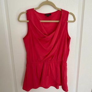 Spense Peplum Pink Top Size M